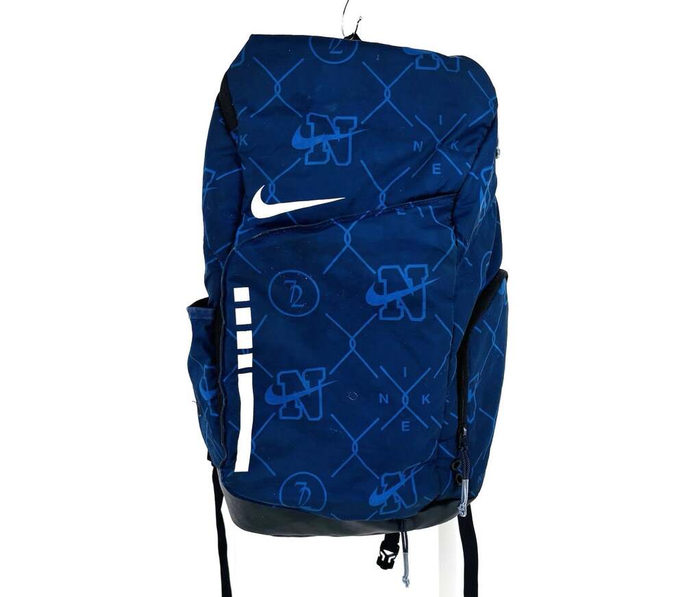 Nike Hoops Elite 32L Basketball Backpack Blue/Black Zip RARE!